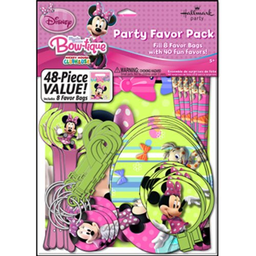 Hallmark 221982 Disney Minnie Mouse Bow-tique Party Favor Value Pack Hallmark 221982 Disney Minnie Mouse Bow-tique Party Favor Value Pack