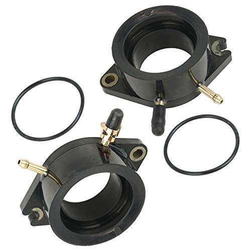 labwork Carburetor Carb Intake Boot Joint Set W-o-Ring Fit for Yamaha Virago 1100 XV1100 1988-1999 labwork Carburetor Carb Intake Boot Joint Set W-o-Ring Fit for Yamaha Virago 1100 XV1100 1988-1999
