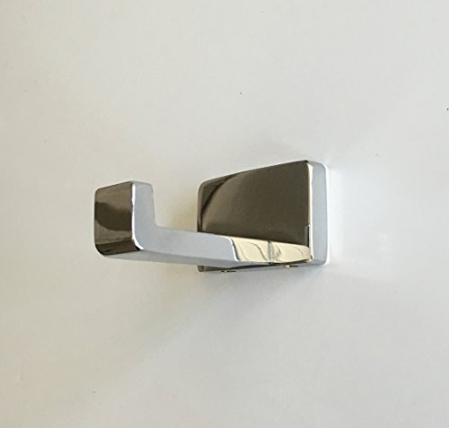 Modern Hardware High Polished Chrome Solid Brass Single Towel Robe Hat Hook Bathroom Kitchen Heavy Duty Wall Mount RH