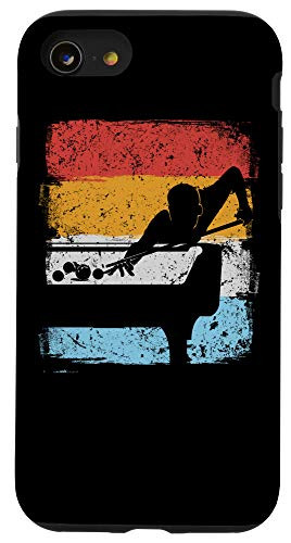 iPhone SE -2020- - 7 - 8 Retro Billiard Player Snooker Billiards Billiard Table Gift Case