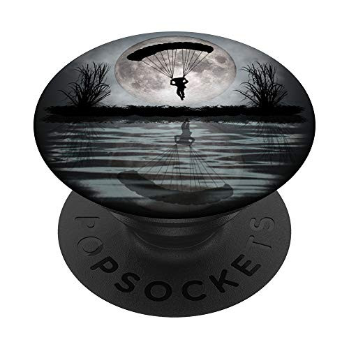 Skydiving Parachuting Skydiver Skydive Gift PopSockets PopGrip- Swappable Grip for Phones  and  Tablets