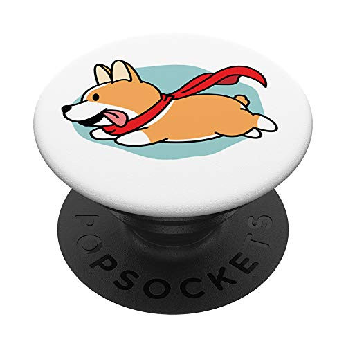 Flying Corgi Welsh Funny Gift for Corgi Mom or Corgi Lover PopSockets PopGrip- Swappable Grip for Phones  and  Tablets Flying Corgi Welsh Funny Gift for Corgi Mom or Corgi Lover PopSockets PopGrip- Swappable Grip for Phones  and  Tablets