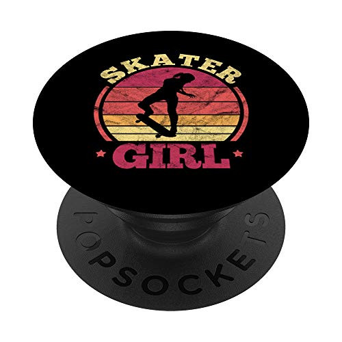 Skater Skateboard Skateboarding for Girls PopSockets Swappable PopGrip