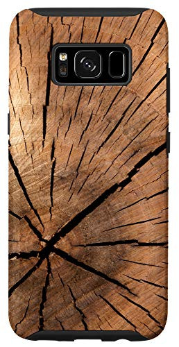 Galaxy S8 Rustic Trunk Annual Rings Tree Wood Lover Case