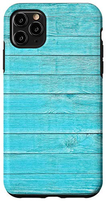 iPhone 11 Pro Max Turquoise Rustic Farmhouse Panel Weathered Woodgrain Shiplap Case iPhone 11 Pro Max Turquoise Rustic Farmhouse Panel Weathered Woodgrain Shiplap Case