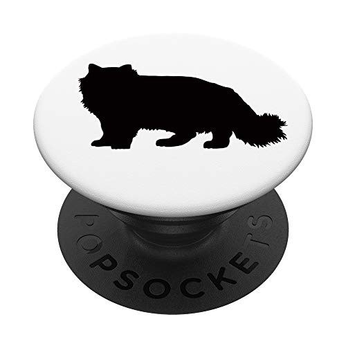 Cat Lover Gift - Maine Coon Cat Breed Silhouette Kitty Felin PopSockets PopGrip- Swappable Grip for Phones and Tablets Cat Lover Gift - Maine Coon Cat Breed Silhouette Kitty Felin PopSockets PopGrip- Swappable Grip for Phones and Tablets