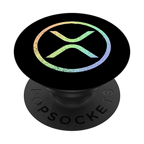 XRP Logo - Ripple XRP Phone Gift For Men  and  Women PopSockets PopGrip- Swappable Grip for Phones  and  Tablets
