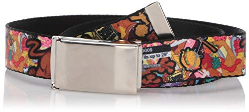 Buckle-Down Unisex-Adult's Web Belt Scooby Doo Multicolor 1.25" Wide - Fits up to 42" Pant Size