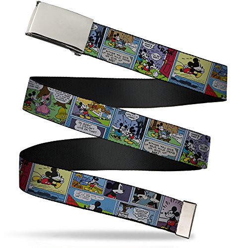 Buckle-Down Web Belt Mickey Mouse Minnie Mouse 1.25"