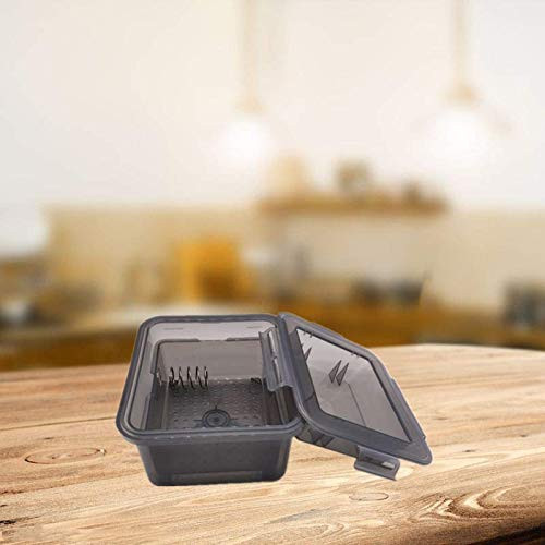 Tofu Press Maker with Drainer Gadget Water Collecting Tray Middle Strainer  and  Top Lid Homemade Tofu Press Drainer to Avoid Messes and Easily Remove Water from Tofu and Other Food for Better Taste