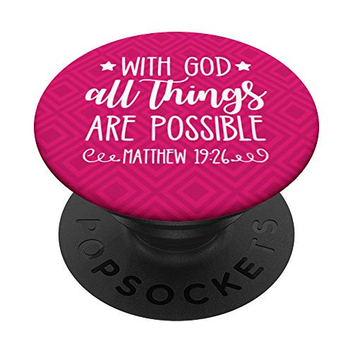 Hot Pink Christian Jesus Faith Bible Verse Cross God PopSockets Grip and Stand for Phones and Tablets Hot Pink Christian Jesus Faith Bible Verse Cross God PopSockets Grip and Stand for Phones and Tablets