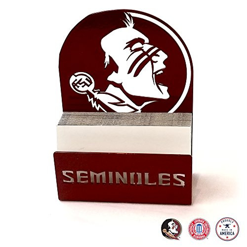 Gameday Ironworks Florida State Seminoles Steel Business Card Holder