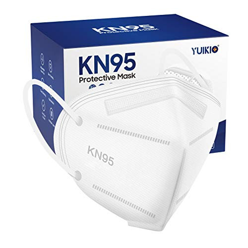 KN95 Face Mask 30 Pack Cup Protective Masks Filter Efficiency?95 percent 5 Layers Filter Safety Mask Against PM2.5 Disposable KN95 Respirator Masks in Bulk -White-
