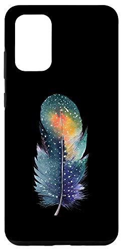 Galaxy S20 plus Southwest Native American Indian Paint Art Colorful Feather Case