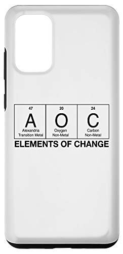 Galaxy S20 plus AOC Elements of Change - Alexandria Ocasio-Cortez Case