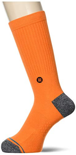 Stance Street OP's Crew Socks -Medium -Men 6-8.5 - Women 8-10.5- Orange-