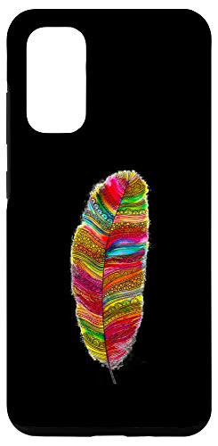 Galaxy S20 Colorful Feather Southwest Native American Indian Paint Art Case
