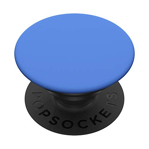 Plain Cornflower Blue Solid Color PopSockets PopGrip- Swappable Grip for Phones  and  Tablets