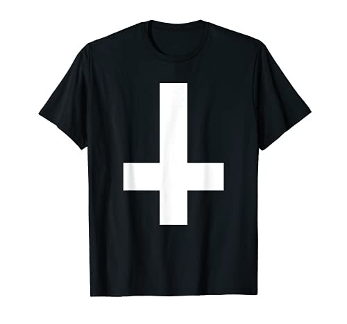 Inverted Cross Upside Down Cross T-Shirt