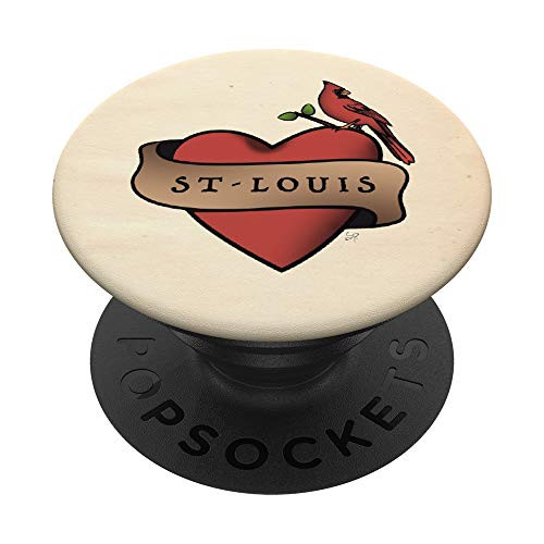 St-Louis Cardinals PopSockets Stand Smartphones and Tablets PopSockets PopGrip- Swappable Grip for Phones  and  Tablets