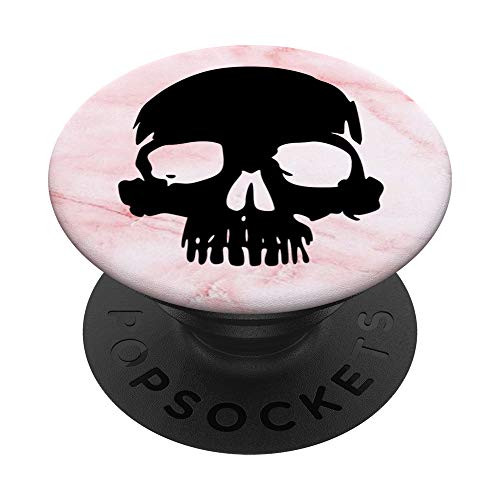 Black Skull - Pink White PopSockets PopGrip- Swappable Grip for Phones and Tablets Black Skull - Pink White PopSockets PopGrip- Swappable Grip for Phones and Tablets