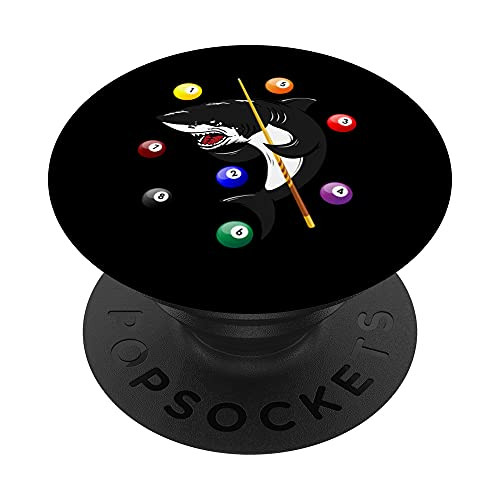 Billiard Shark 8 Ball Player Pool Table Cue Stick Snooker PopSockets PopGrip- Swappable Grip for Phones and Tablets Billiard Shark 8 Ball Player Pool Table Cue Stick Snooker PopSockets PopGrip- Swappable Grip for Phones and Tablets