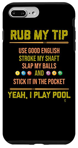 iPhone 7 Plus-8 Plus Rub My Tip Pool Billiard Player Ball Billiard Table Gift Case