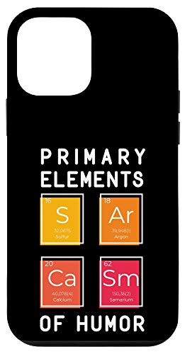iPhone 12 mini Sarcasm Elements Funny Chemistry Period Table Gift Case