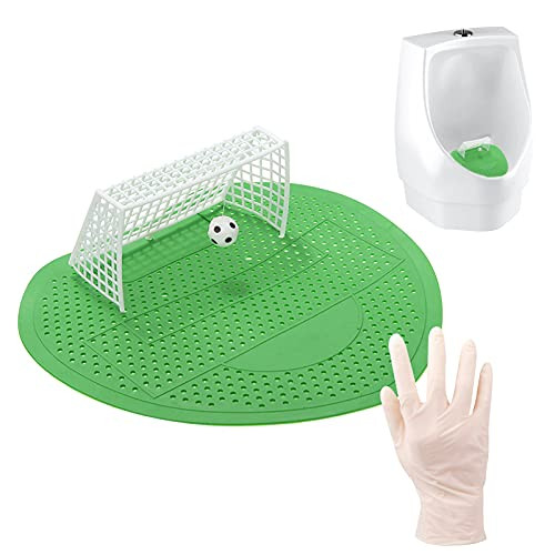 Urinal Screens Deodorizer-5 Pack plusclean Gloves-urinal Cake Anti-splash And Anti-clogging Lasting Odor Freshener Scent Lasts 30 Days Suitable Urinal Screen For Schools Bathrooms Restrooms Office Restaurants