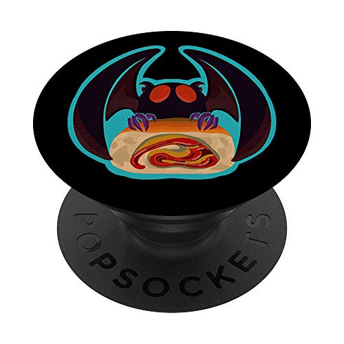 Mothman Pepperoni Roll WV Crytpid West Virginia Design PopSockets PopGrip- Swappable Grip for Phones  and  Tablets Mothman Pepperoni Roll WV Crytpid West Virginia Design PopSockets PopGrip- Swappable Grip for Phones  and  Tablets