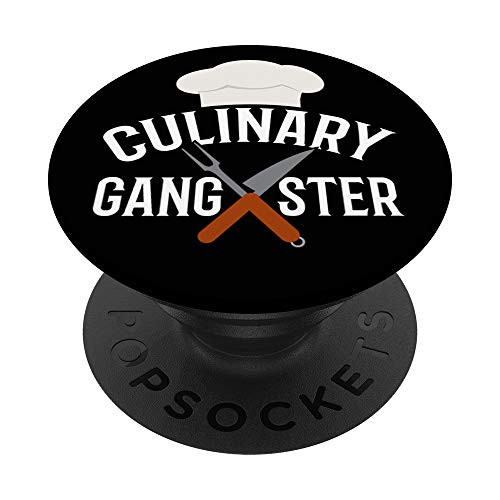 Cooking Holder for Chefs Culinary PopSockets PopGrip- Swappable Grip for Phones  and  Tablets