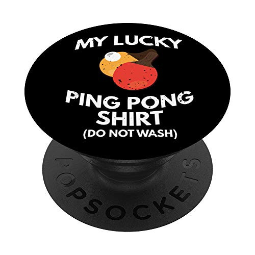 My Lucky Ping Pong Table Tennis PopSockets Grip and Stand for Phones and Tablets