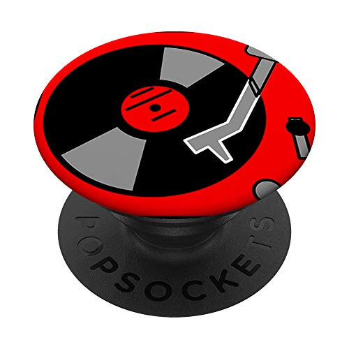 Turntable Dj Vinyl Hip Hop Music PopSockets Grip and Stand for Phones and Tablets