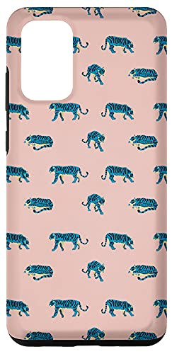 Galaxy S20 plus Blue Tiger Pattern Cool Big Cat King Tiger Tiger Lover Gift Case