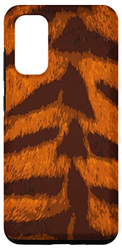 Galaxy S20 Orange Tiger Skin Pattern I Big Cat Lover Gift Case