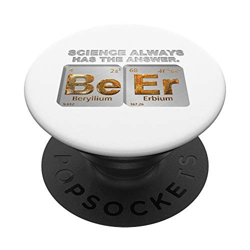 Beer periodic table PopSockets PopGrip- Swappable Grip for Phones  and  Tablets