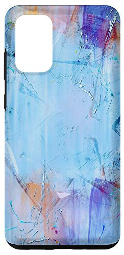 Galaxy S20 plus Watercolor Paint Blues Pretty Summer Pattern Case