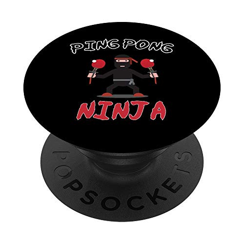 Ninja Fun Table Tennis Ping Pong Tee Kids Gift PopSockets Grip and Stand for Phones and Tablets