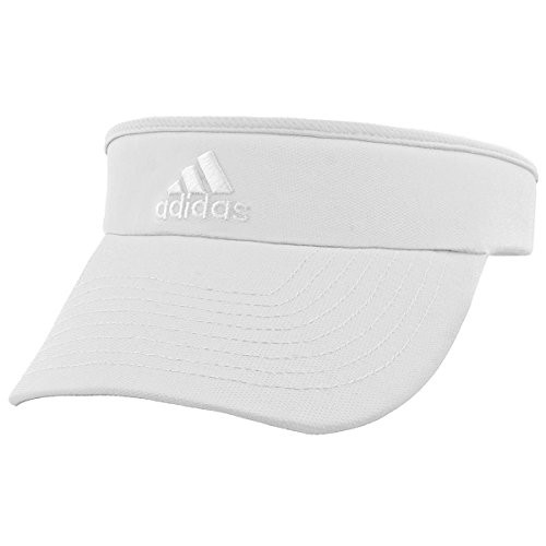 adidas Women's Match Visor, White/White, One Size