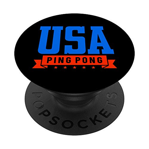 Table Tennis USA Ping Pong Vintage Table Sports Gift PopSockets Grip and Stand for Phones and Tablets