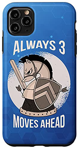 iPhone 11 Pro Max Always Three Moves Ahead Chess Pieces Checkmate Player Case