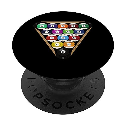 Funny Billiards Cue Rack Snooker Pool Player Distressed PopSockets PopGrip- Swappable Grip for Phones and Tablets Funny Billiards Cue Rack Snooker Pool Player Distressed PopSockets PopGrip- Swappable Grip for Phones and Tablets