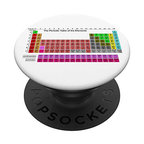 Scientific Periodic Table Elements  and  Chemistry Science PopSockets Grip and Stand for Phones and Tablets
