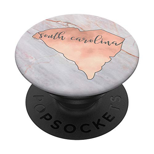 South Carolina State Rose Pink PACC471 PopSockets PopGrip- Swappable Grip for Phones  and  Tablets