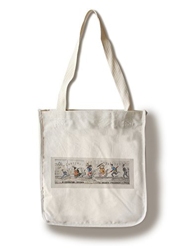 Lantern Press Exposition d'Affiches Galerie Praubert Vintage Poster France c. 1889 -100 percent Cotton Tote Bag Reusable-
