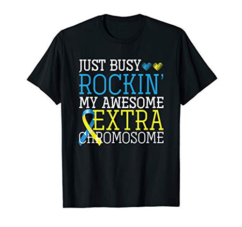 Down Syndrome Awareness Blue Yellow Ribbon Down Syndrome T-Shirt Down Syndrome Awareness Blue Yellow Ribbon Down Syndrome T-Shirt