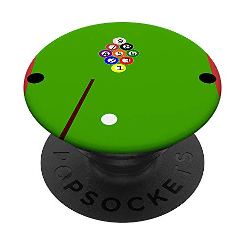 Billiards Pool Table PopSockets Grip and Stand for Phones and Tablets