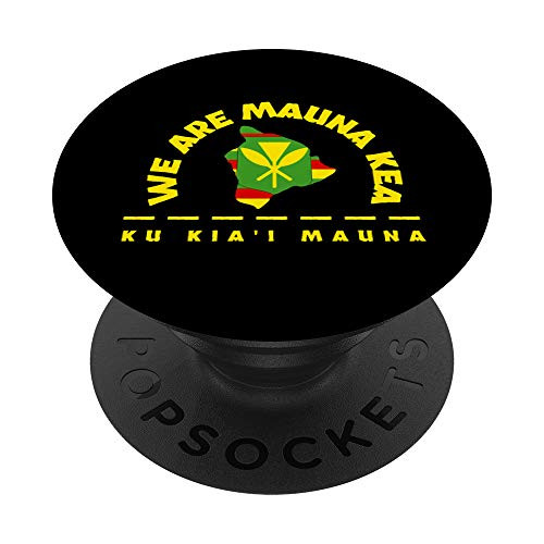 Big Island Kanaka Maoli Flag - WE ARE MAUNA KEA PopSockets Grip and Stand for Phones and Tablets Big Island Kanaka Maoli Flag - WE ARE MAUNA KEA PopSockets Grip and Stand for Phones and Tablets