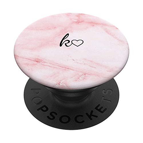 Black Initial Letter K Heart Minimalist Pink White PopSockets PopGrip- Swappable Grip for Phones and Tablets Black Initial Letter K Heart Minimalist Pink White PopSockets PopGrip- Swappable Grip for Phones and Tablets