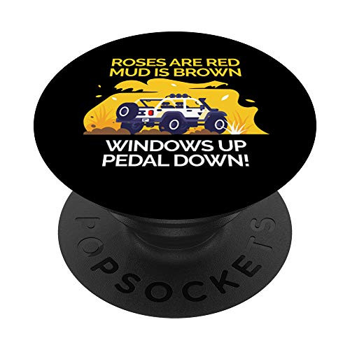 Mud Bogging Mudding Windows Up PopSockets Grip and Stand for Phones and Tablets
